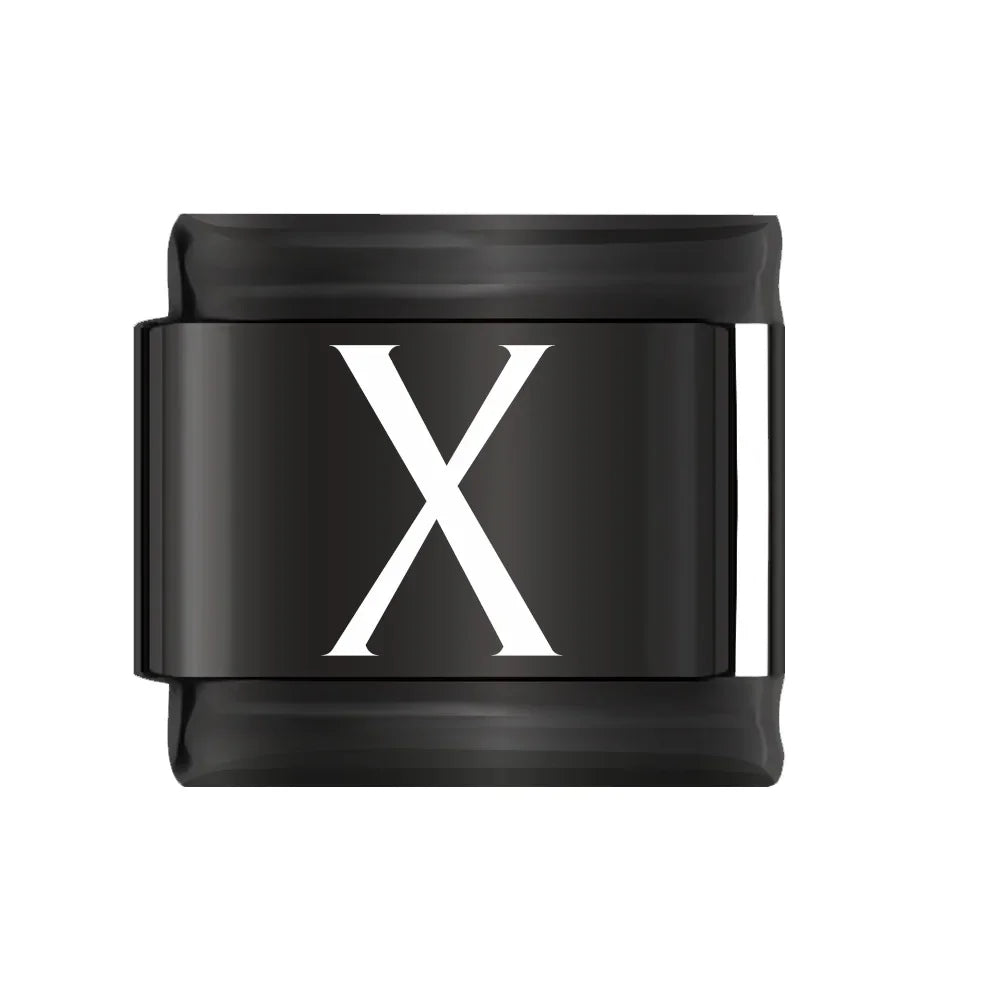 Charm Italiano Plano - Colección "Black Edition" (Letras Blancas y Símbolos)