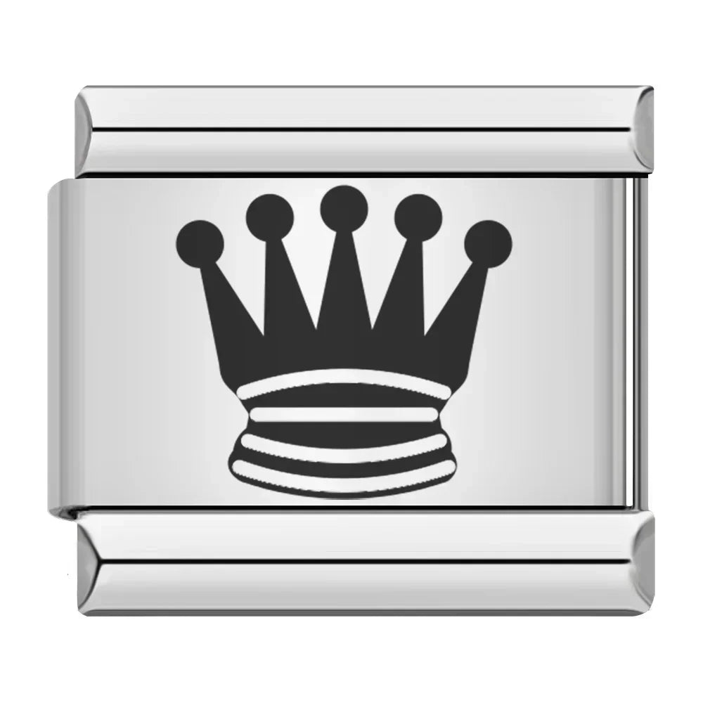 Flat Italian Charm - Chess, Games and Messages Collection (Girl Power)