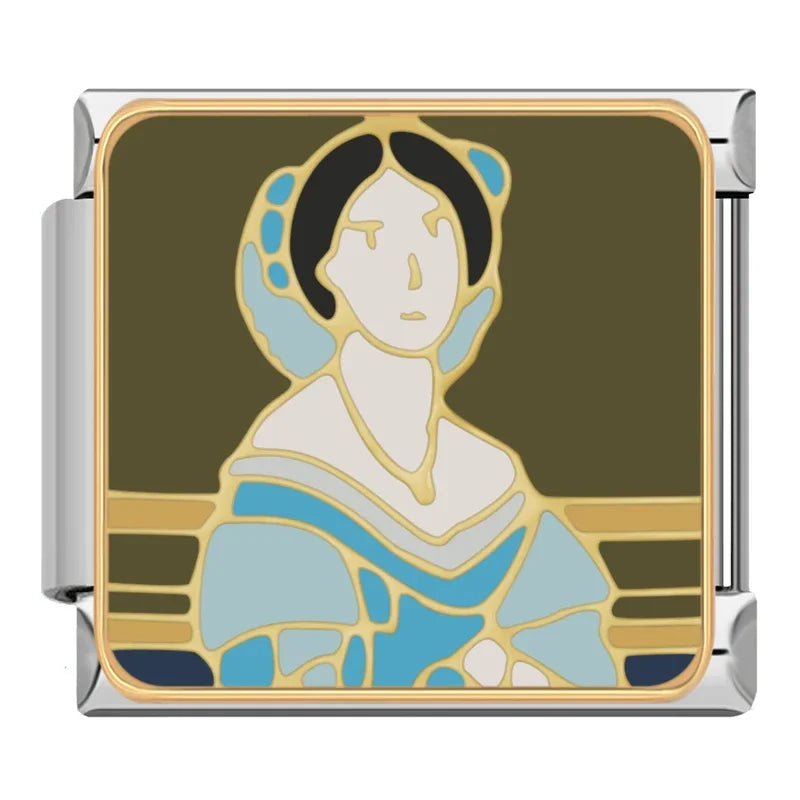 Charm Italiano Plano - Colección Grandes Maestros (Retratos de Pintura Clásica)