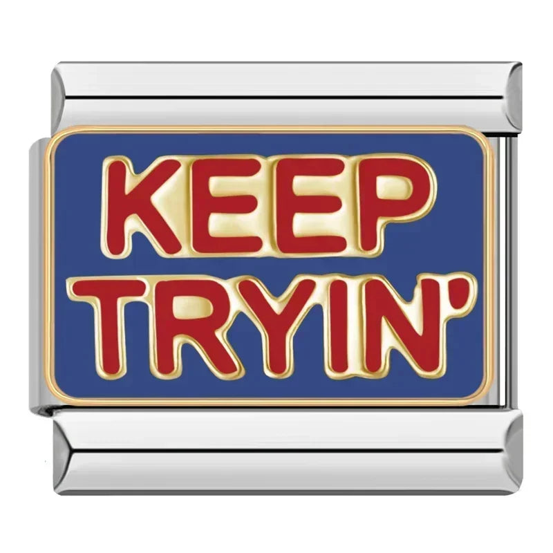 Charm Italiano Plano - Colección Buena Vibra y Naturaleza (Yoga, Paz, Motivación)