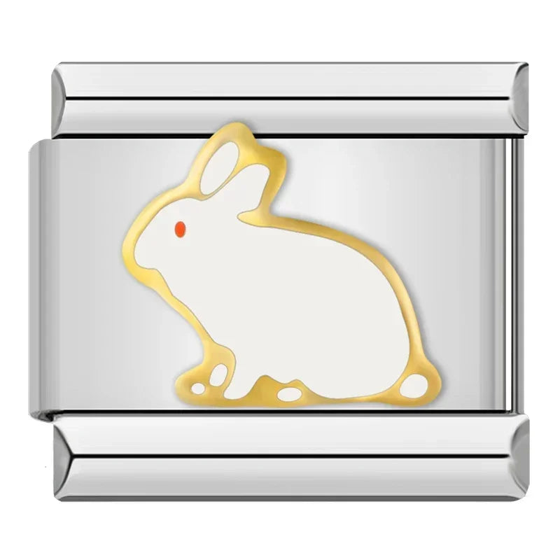 Charm Italiano Plano - Colección Reino Animal (Mascotas, Salvajes y Fantasía)