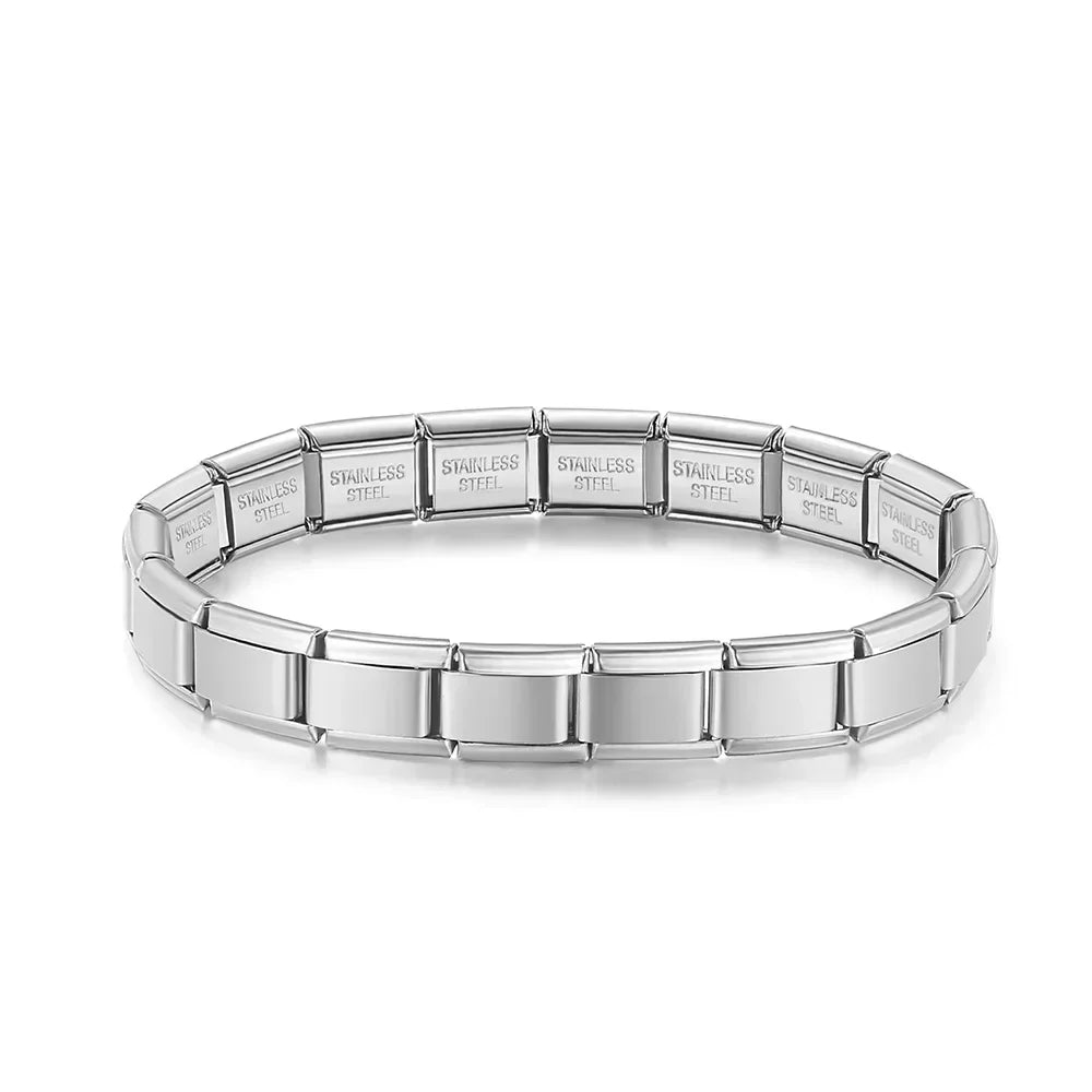 Complete Base Bracelet - Link with a Touch of Color (Minimalist Design)