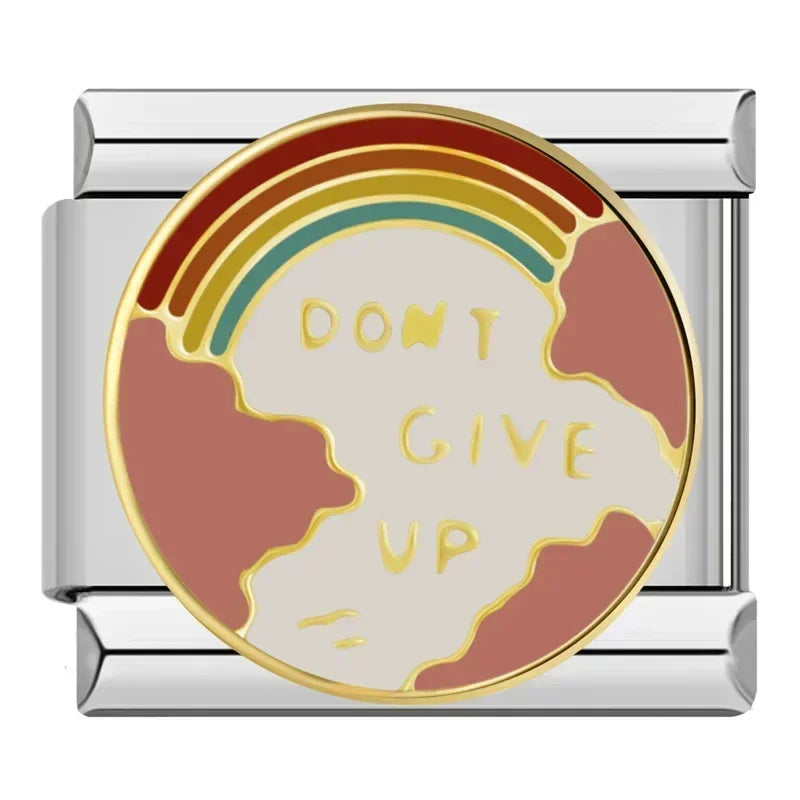 Charm Italiano Plano - Colección Buena Vibra y Naturaleza (Yoga, Paz, Motivación)