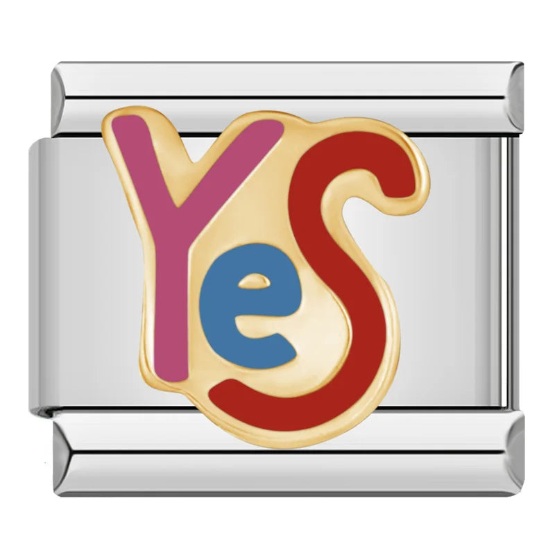 Charm Italiano Plano - Colección Mensajes con Actitud (Graffiti y Pop)