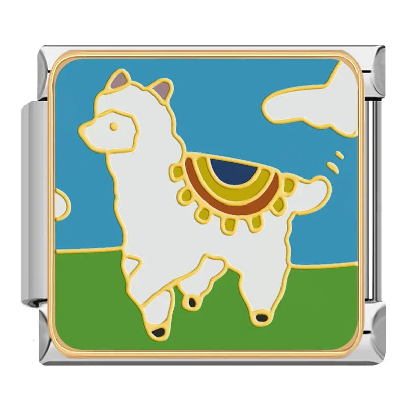 Charm Italiano Plano - Colección Viajes Exóticos (Fauna Global y Culturas)