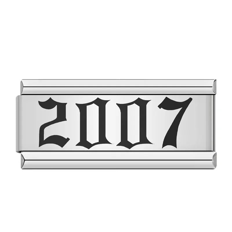 Charm Italiano Plano - Colección Años Memorables (Tu Fecha Especial)