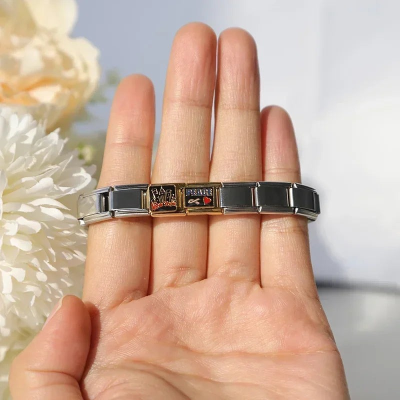 Charm Italiano Plano - Colección Pasiones y Recuerdos (Mamá, Retro, Viajes)