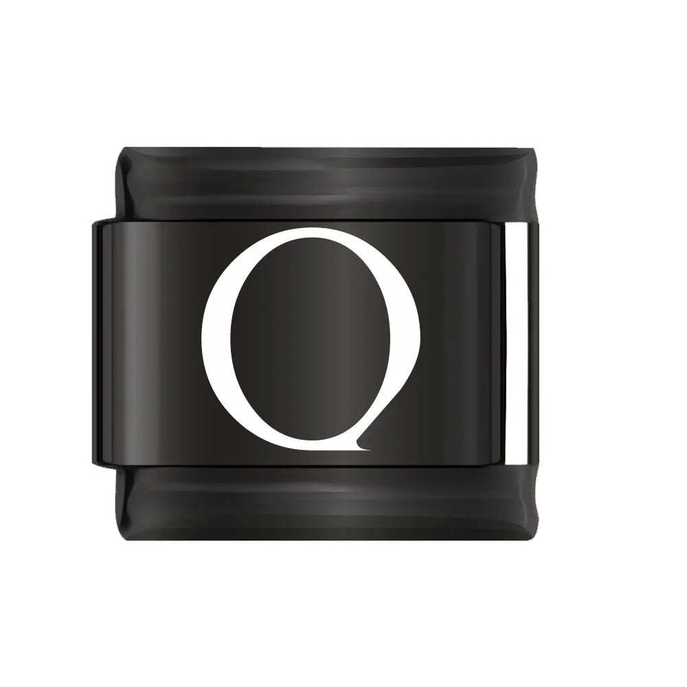 Charm Italiano Plano - Colección "Black Edition" (Letras Blancas y Símbolos)