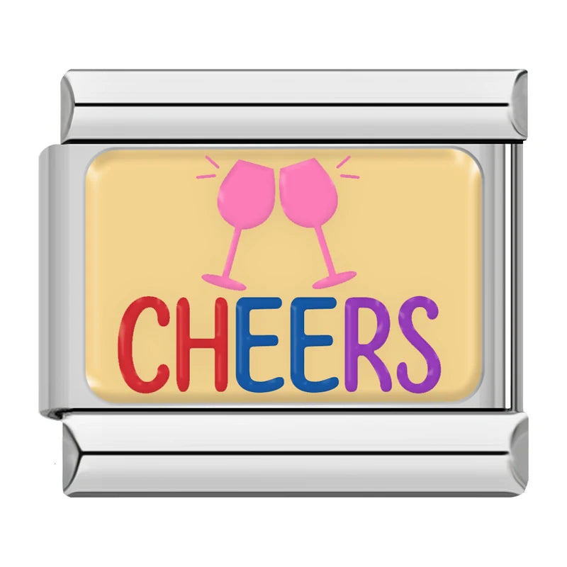 Charm Italiano Plano - Colección Hermandad y Amistad Eterna (Besties, Sisters)