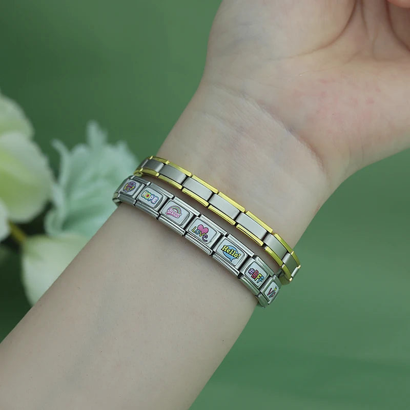 Charm Italiano Plano - Colección Mensajes Positivos (Slang, Amigas y "Good Vibes")