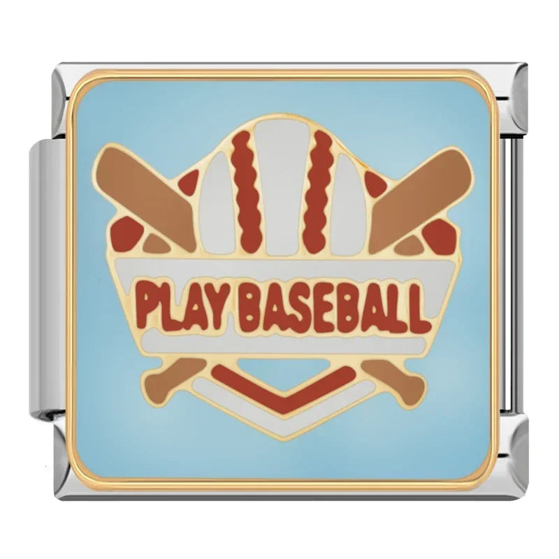 Charmant italien plat - Collection École et Baseball (Enseignants et Sports)