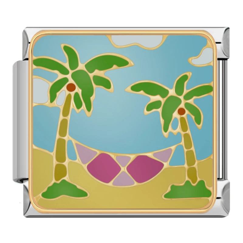 Charm Italiano Plano - Colección Paisajes y Aventura (Montaña, Playa, Surfing)