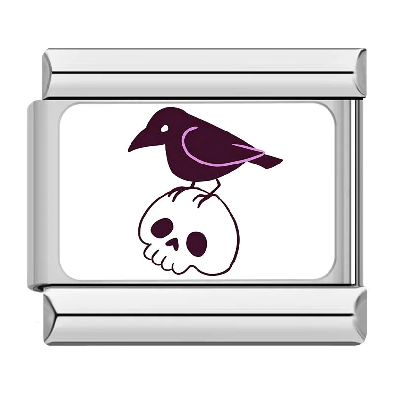 Charm Italiano Plano - Colección Halloween Pastel (Cute Spooky)