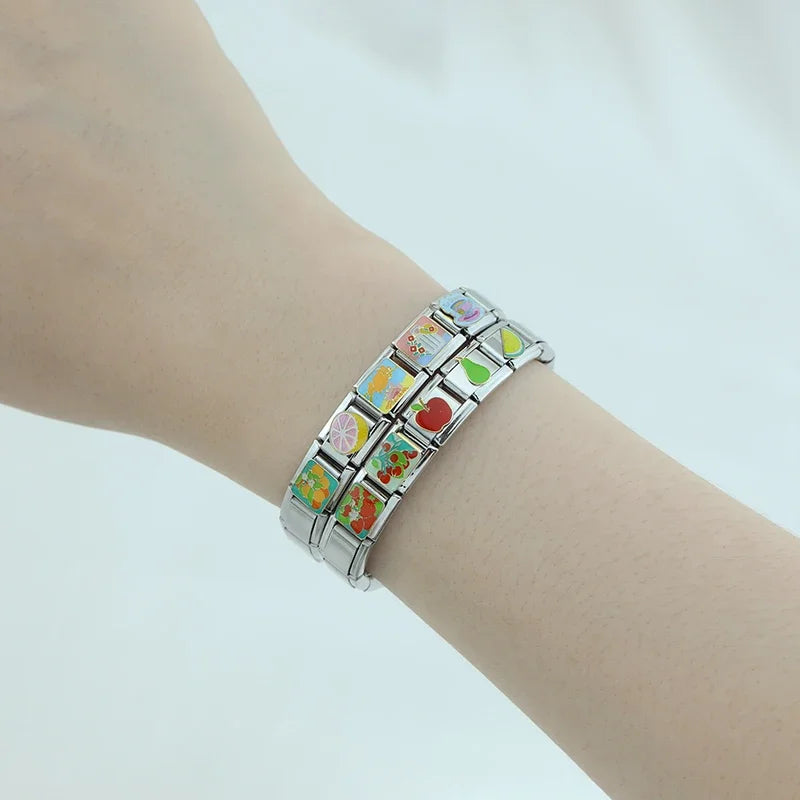 Charm Italiano Plano - Colección Personalidad y Declaraciones (Edgy & Frutal)