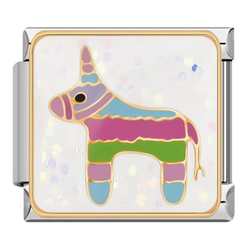 Charm Italiano Plano - Colección Fiesta Mexicana (Margarita, Chili, Piñata)