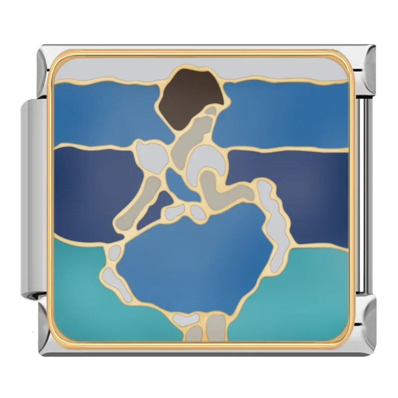 Charm Italiano Plano - Colección Arte y Cuentos (Dalí, Alicia, Naturaleza)