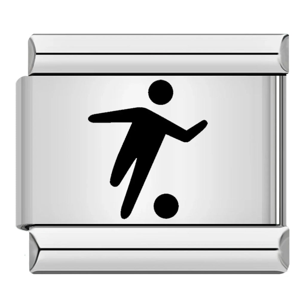 Charm Italiano Plano - Colección Deporte y Fitness (Running, Fútbol, Natación)