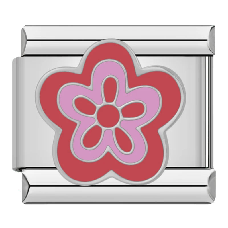 Charm Italiano Plano - Colección Jardín Botánico (Girasoles, Margaritas y Flores)