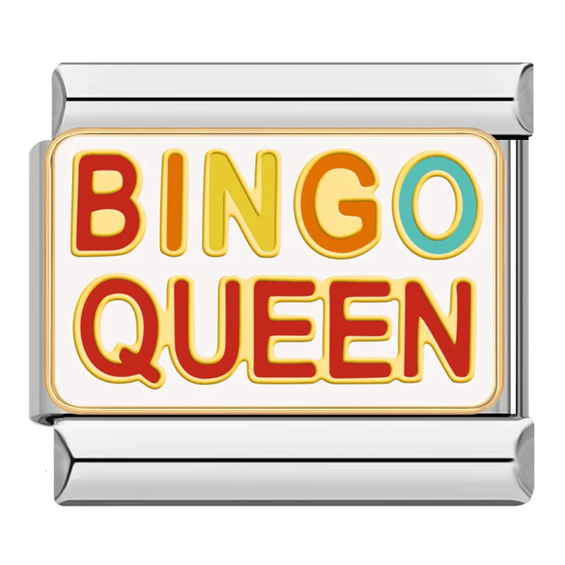 Charm Italiano Plano - Colección Lazos y Títulos Familiares (Mamá, Abuela, Hermana)