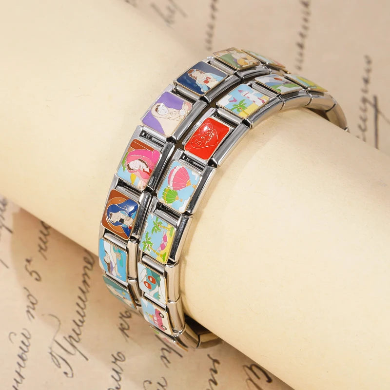 Charm Italiano Plano - Colección Diosas y Serenity (Retratos Femeninos)