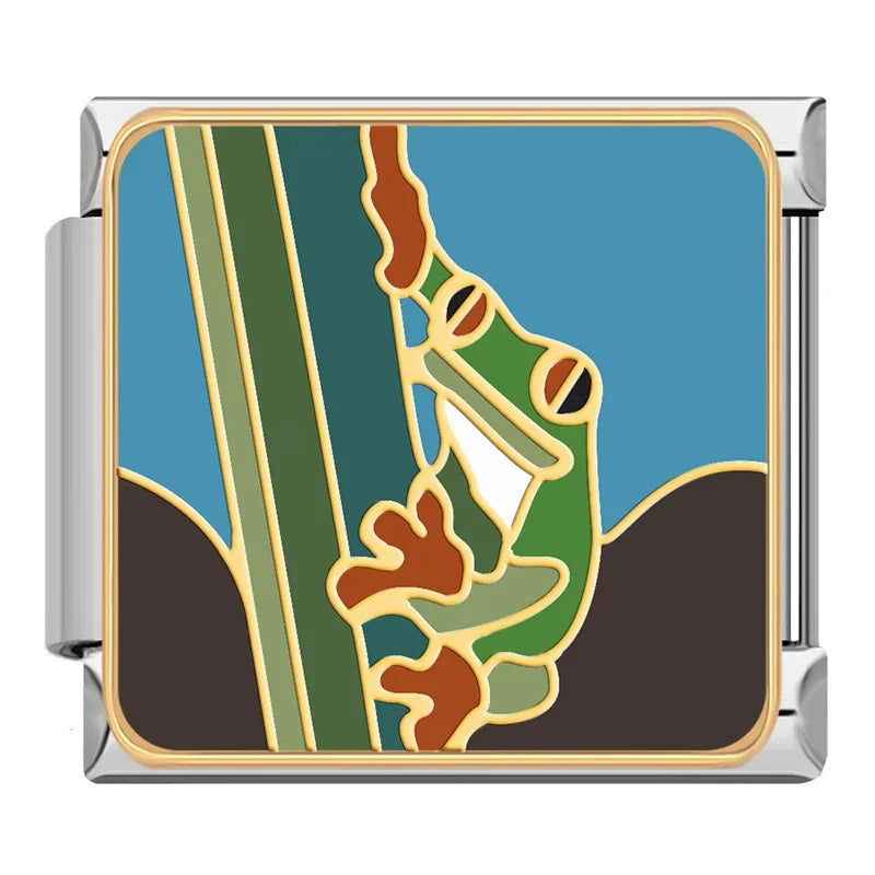 Charm Italiano Plano - Colección Viajes Exóticos (Fauna Global y Culturas)