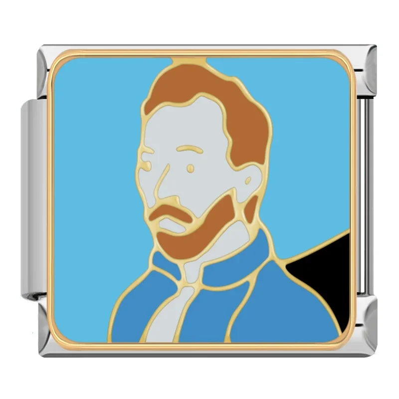 Charm Italiano Plano - Colección Grandes Maestros (Retratos de Pintura Clásica)