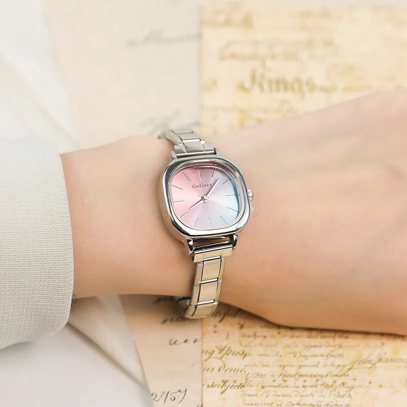 Reloj Base Modular - Esfera Iridiscente (Efecto Degradado Bicolor)