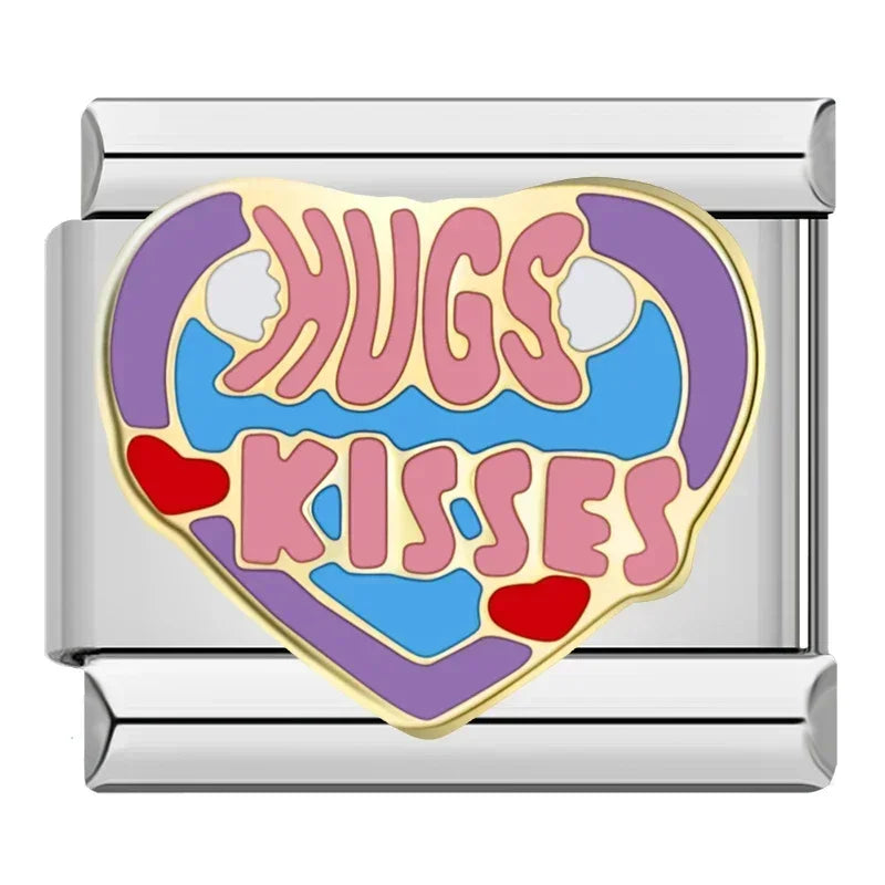 Charm Italiano Plano - Colección Buena Vibra y Naturaleza (Yoga, Paz, Motivación)