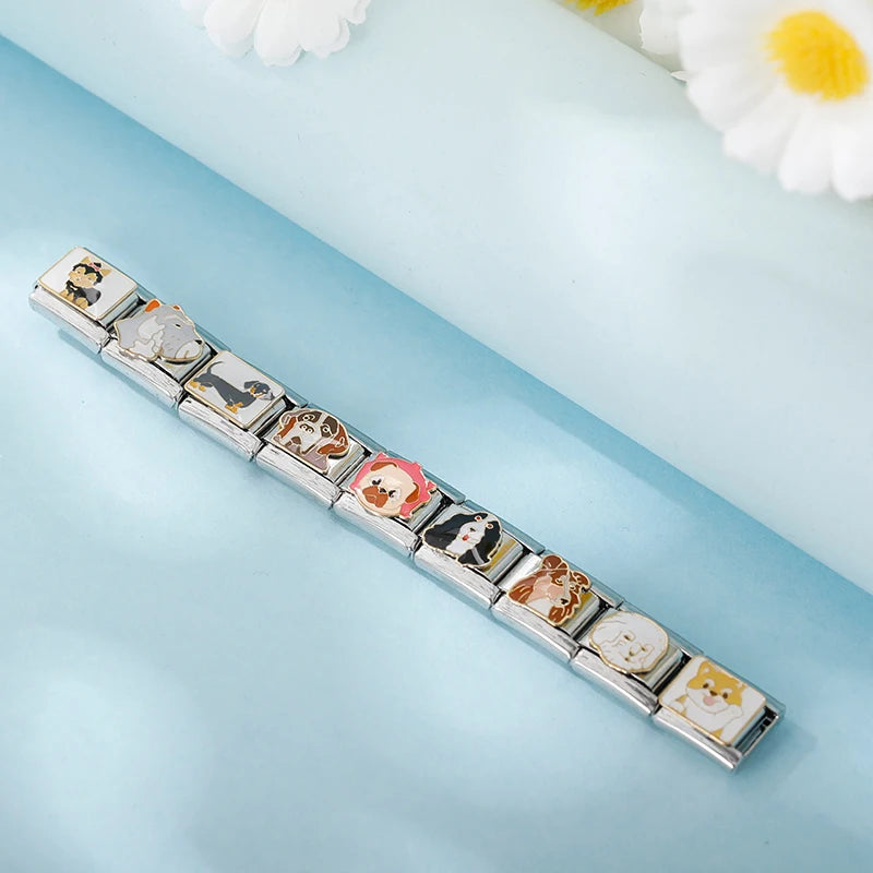 Charm Italiano Plano - Colección Amor Perruno (Retratos de Razas)