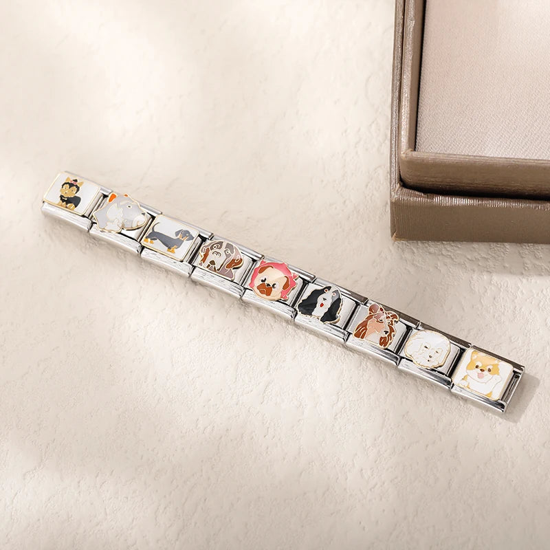 Charm Italiano Plano - Colección Amor Perruno (Retratos de Razas)