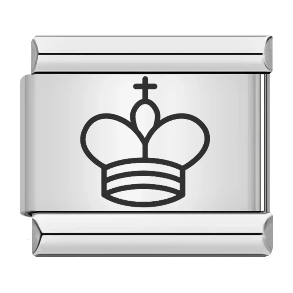 Flat Italian Charm - Chess, Games and Messages Collection (Girl Power)