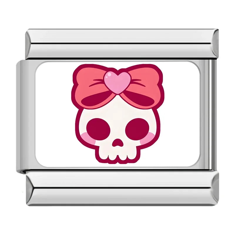 Charm Italiano Plano - Colección Halloween Pastel (Cute Spooky)