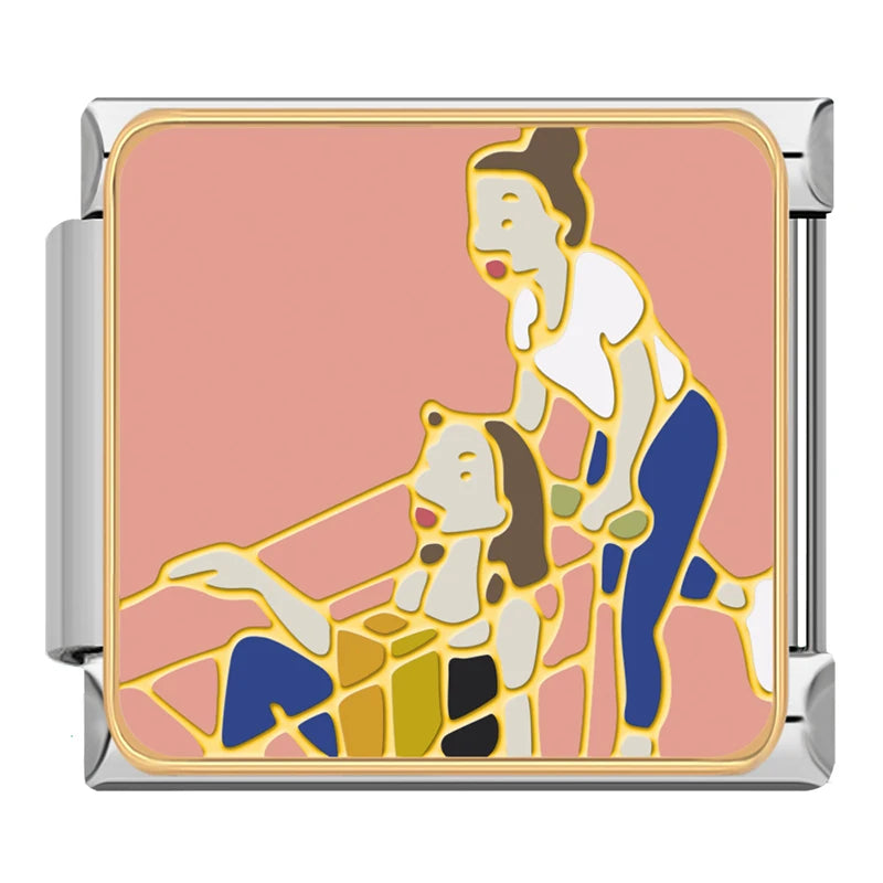 Charm Italiano Plano - Colección Amistad (Momentos con tus Mejores Amigas)