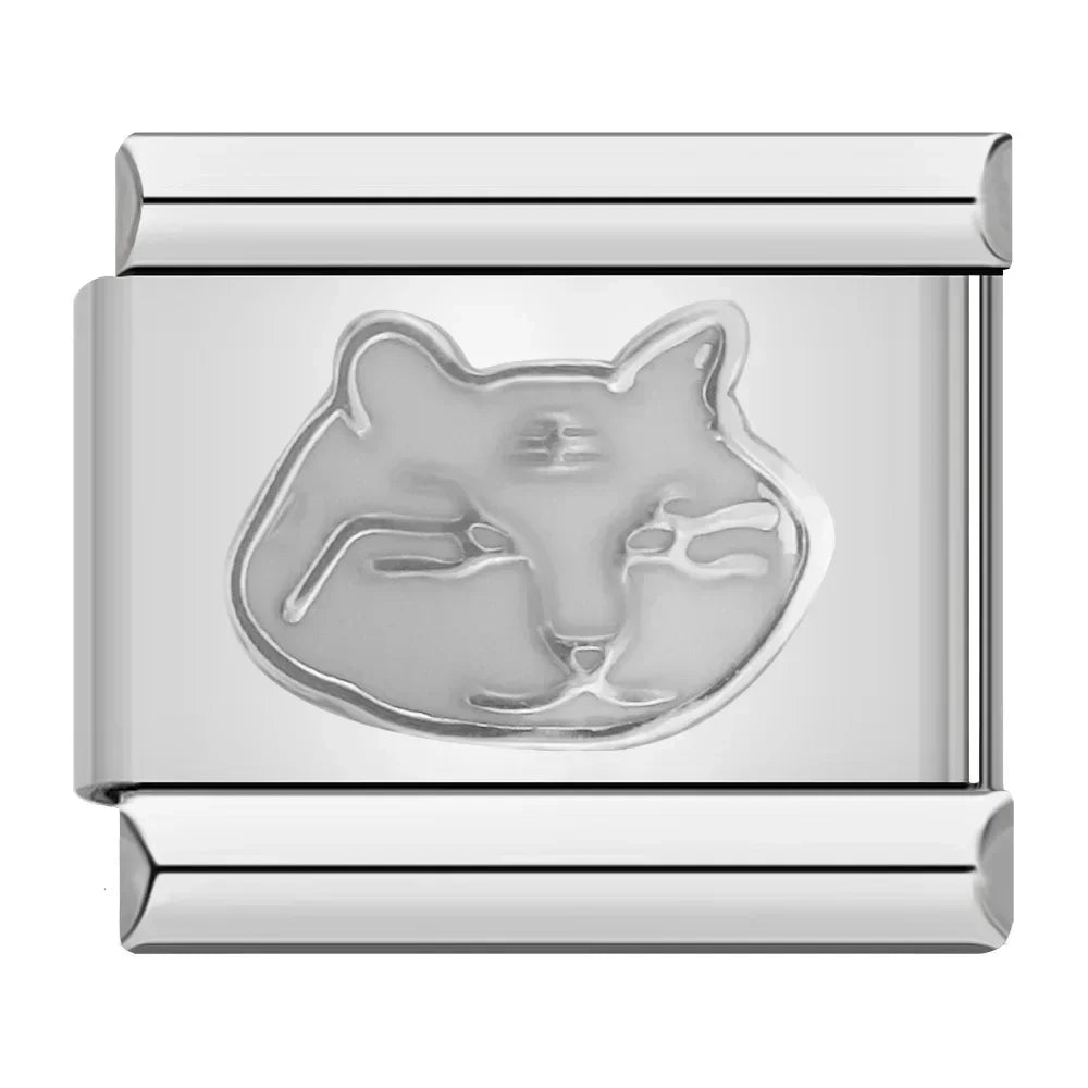 Charm Italiano Plano - Colección Símbolos y Amuletos (Cruz, Yin Yang, Moda)