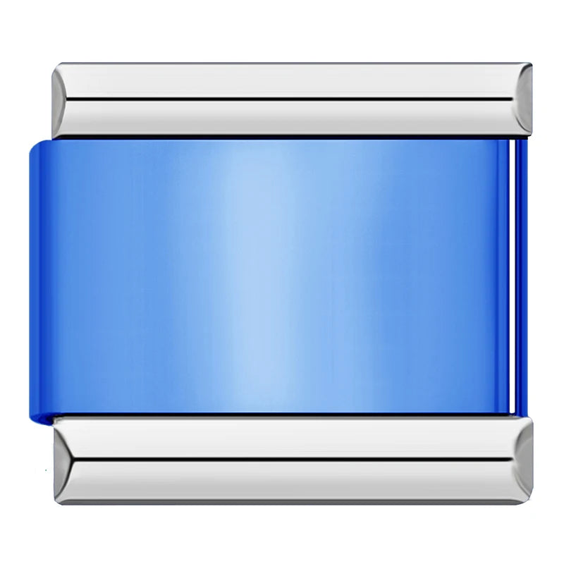 Charm Italiano Base - Eslabón Liso (Colores y Metales Variados)