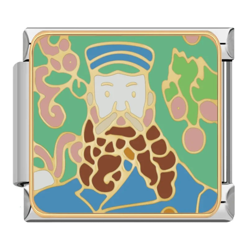 Charm Italiano Plano - Colección Grandes Maestros (Retratos de Pintura Clásica)