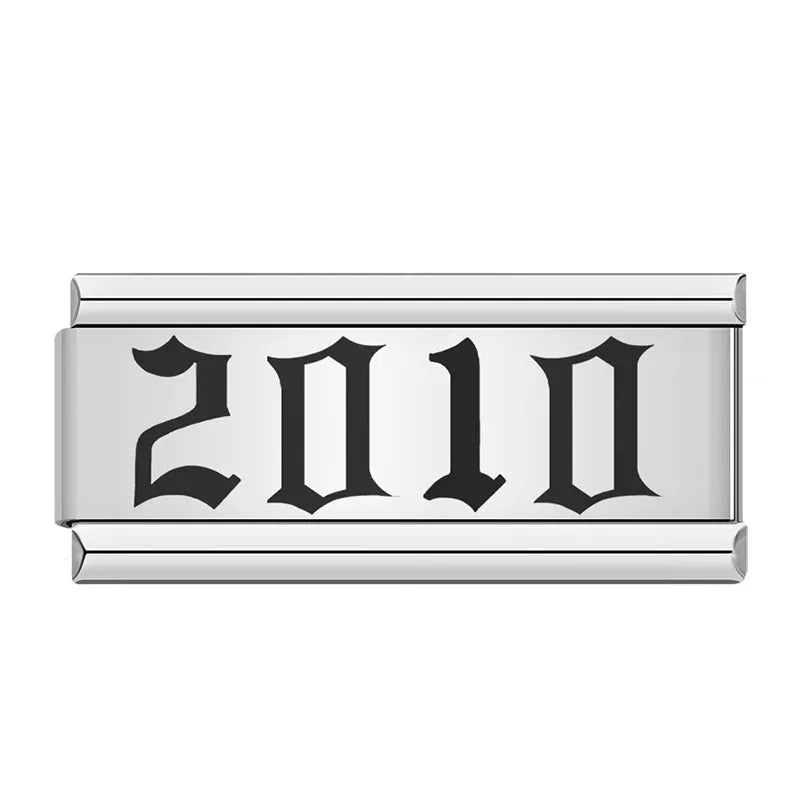 Charm Italiano Plano - Colección Años Memorables (Tu Fecha Especial)