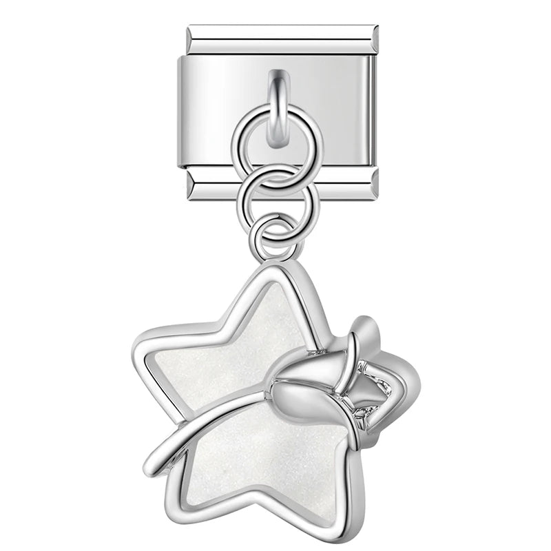 Charm Italiano Colgante - Colección Sueños Pastel (Mariposa, Nube, Estrella)