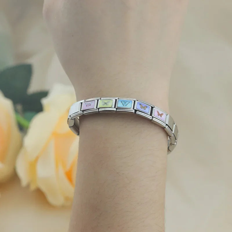 Charm Italiano Plano - Colección Mariposas del Mundo (Realistas y Coloridas)