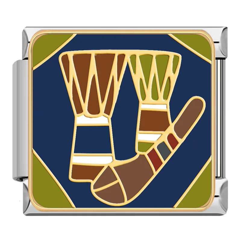 Charm Italiano Plano - Colección Viajes Exóticos (Fauna Global y Culturas)