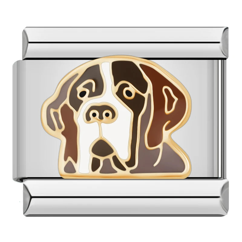 Charm Italiano Plano - Colección Amor Perruno (Retratos de Razas)