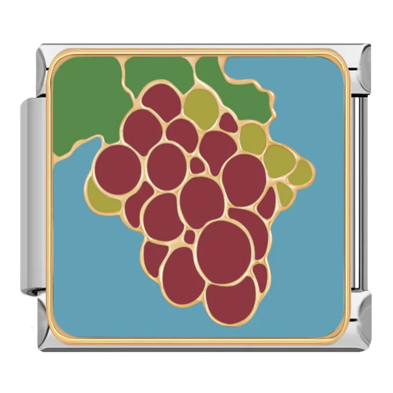 Charm Italiano Plano - Colección Jardín y Cosecha (Frutas, Flores y Plantas)