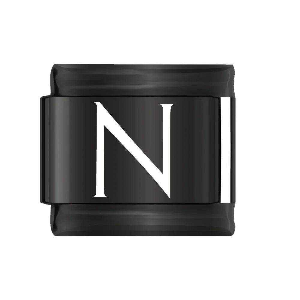 Charm Italiano Plano - Colección "Black Edition" (Letras Blancas y Símbolos)