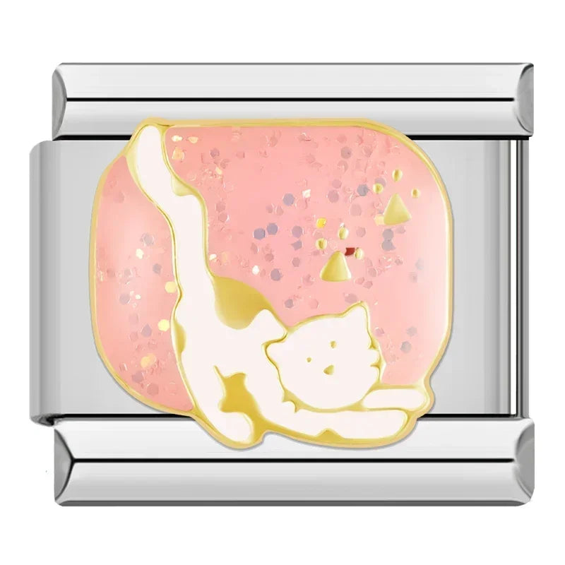 Charm Italiano Plano - Colección Diversión y Actitud (Queen Bee, Margarita, YOLO)