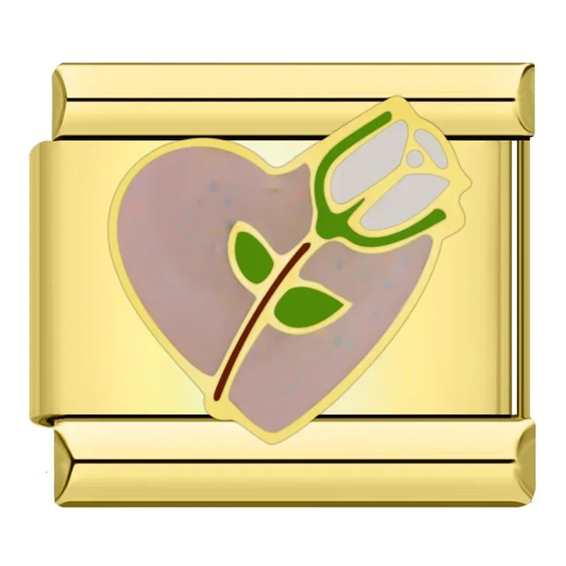 Charm Italiano Plano - Colección Pasiones y Recuerdos (Mamá, Retro, Viajes)