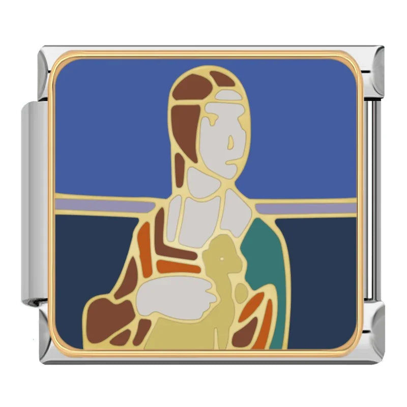 Charm Italiano Plano - Colección Grandes Maestros (Retratos de Pintura Clásica)