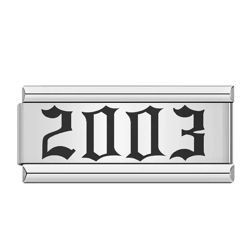 Charm Italiano Plano - Colección Años Memorables (Tu Fecha Especial)