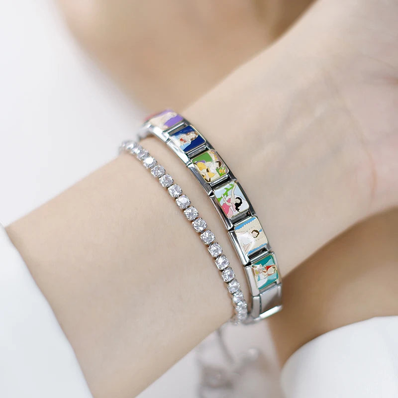 Charm Italiano Plano - Colección Diosas y Serenity (Retratos Femeninos)