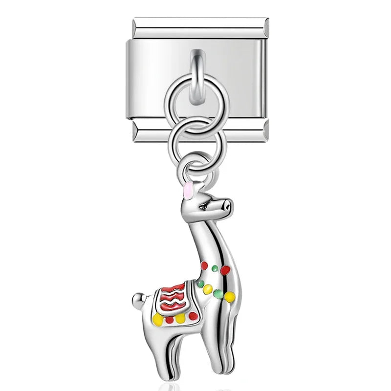 Charm Italiano Colgante - Colección Historias de Vida (Hogar, Estudios y Suerte)