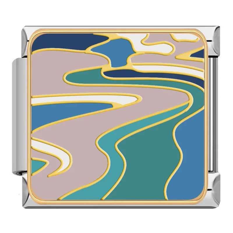 Charm Italiano Plano - Colección Viajes Exóticos (Fauna Global y Culturas)